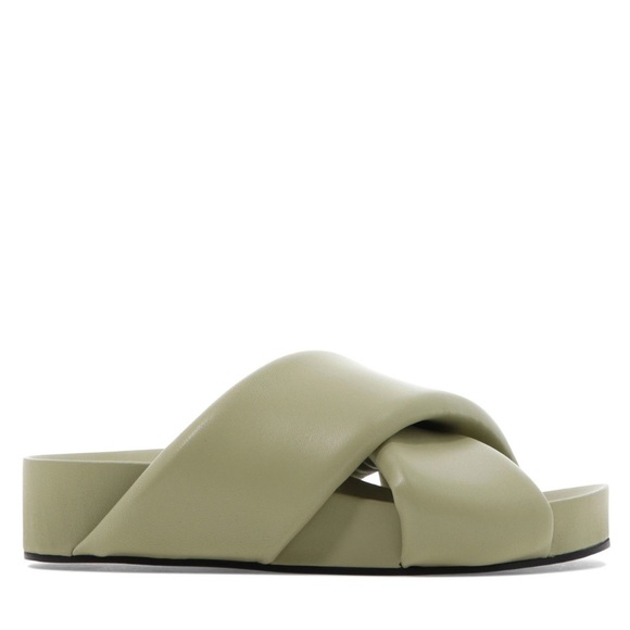 Jil Sander Padded Leather Sandal - Picture 1 of 11